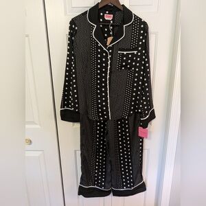 Kate Spade large black dot pajama set